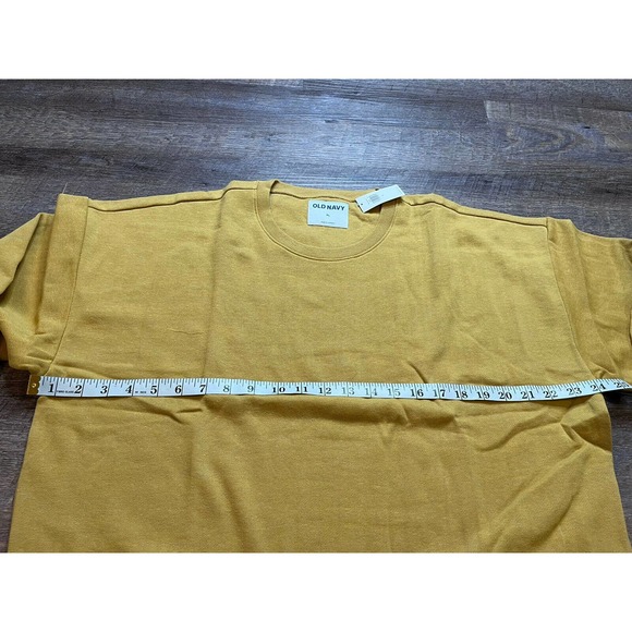 Old Navy Womens XL Crew Neck Longsleeve Pullover Sweater Yellow L3 - Picture 5 of 5